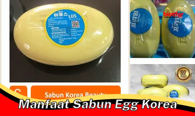 manfaat sabun egg korea