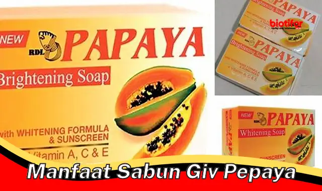 manfaat sabun giv pepaya