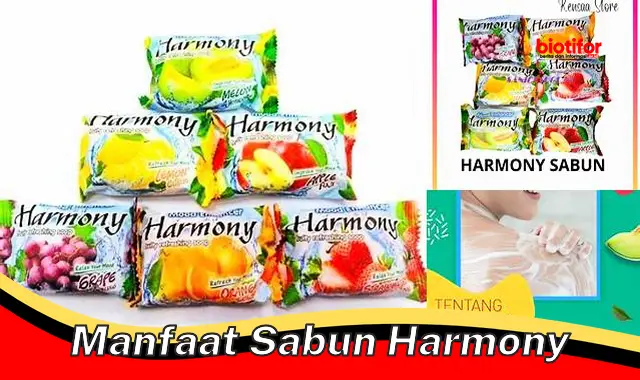 manfaat sabun harmony