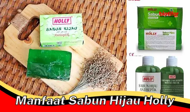 manfaat sabun hijau holly