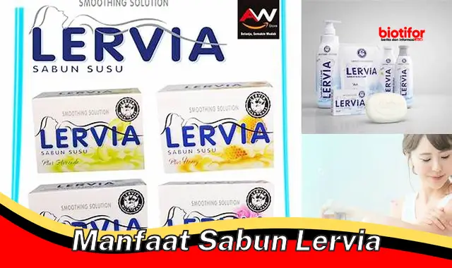 manfaat sabun lervia