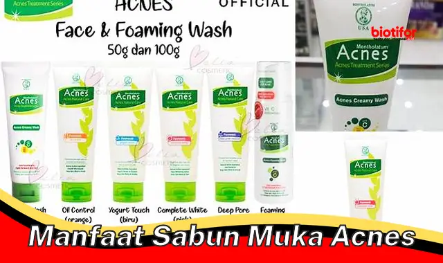 manfaat sabun muka acnes
