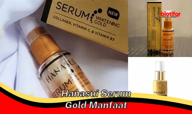 Temukan Manfaat Rahasia Hanasui Serum Gold yang Jarang Diketahui