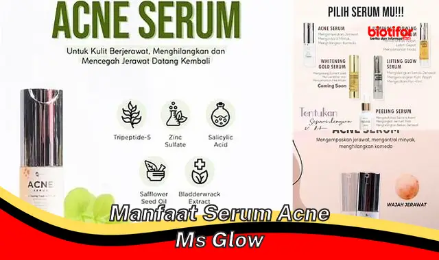 manfaat serum acne ms glow