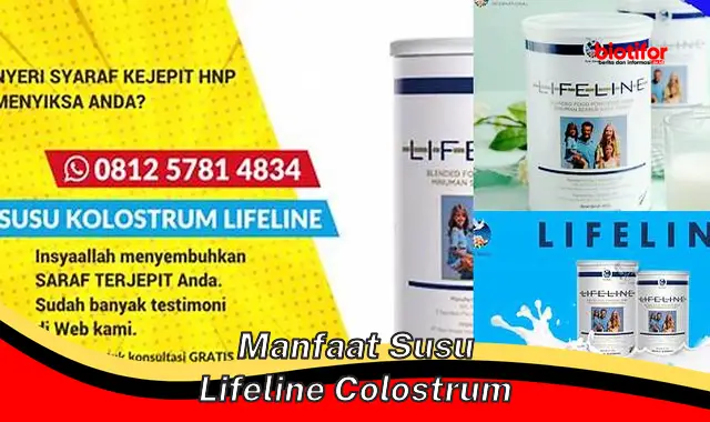 manfaat susu lifeline colostrum