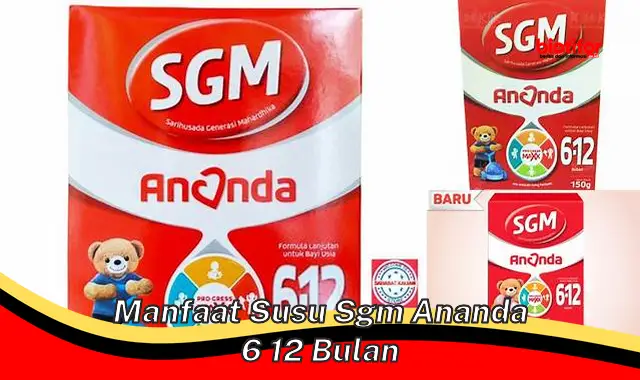 manfaat susu sgm ananda 6 12 bulan