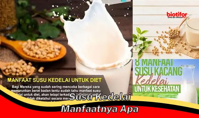 susu kedelai manfaatnya apa