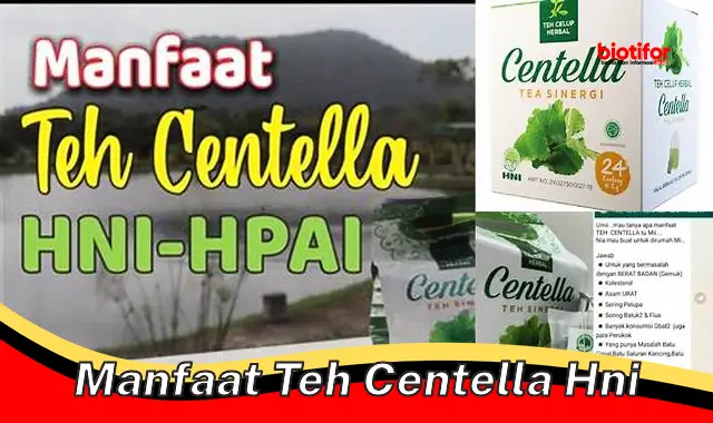 manfaat teh centella hni