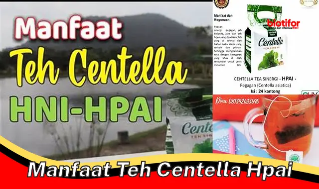 manfaat teh centella hpai