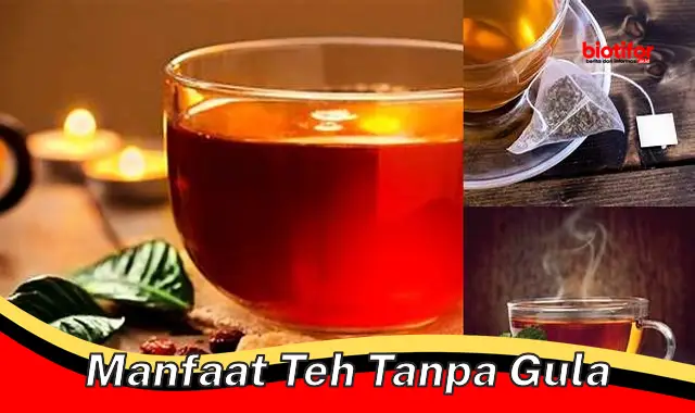 manfaat teh tanpa gula