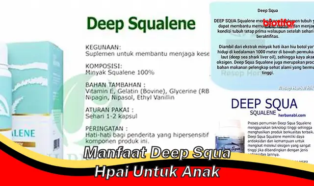 manfaat deep squa hpai untuk anak