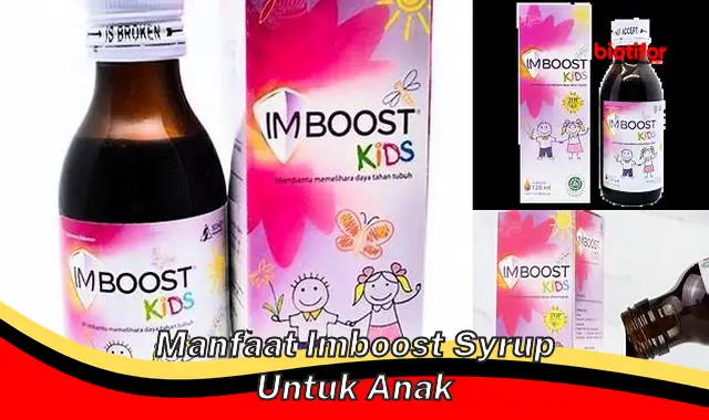 manfaat imboost syrup untuk anak