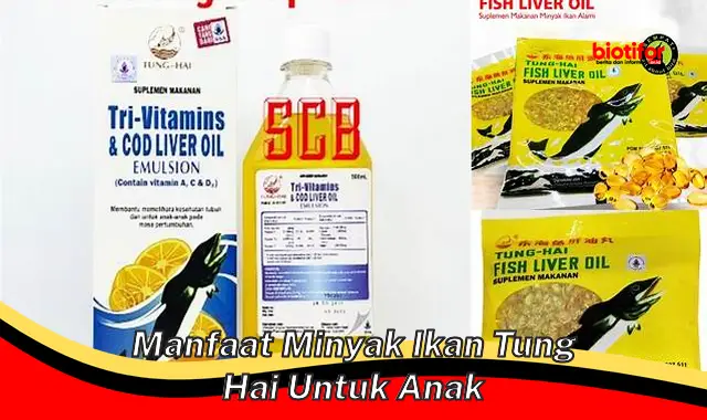 manfaat minyak ikan tung hai untuk anak