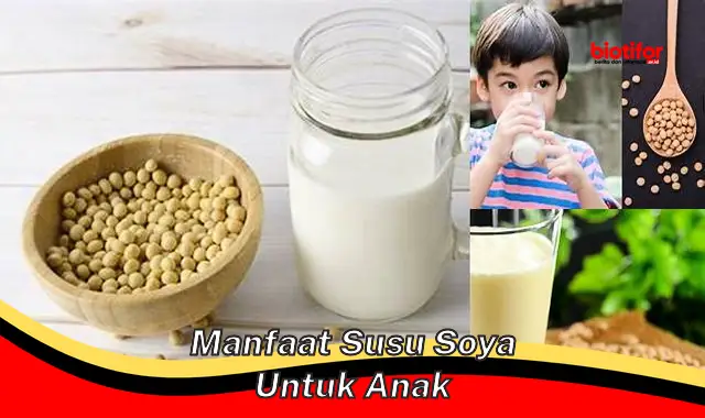 manfaat susu soya untuk anak