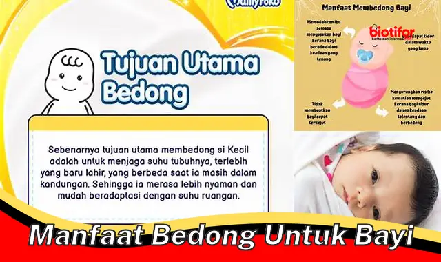 manfaat bedong untuk bayi