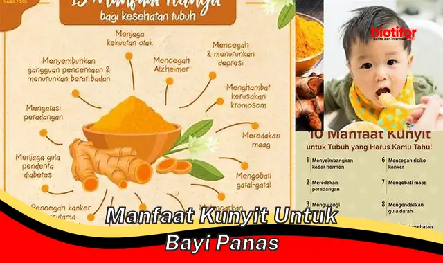 manfaat kunyit untuk bayi panas