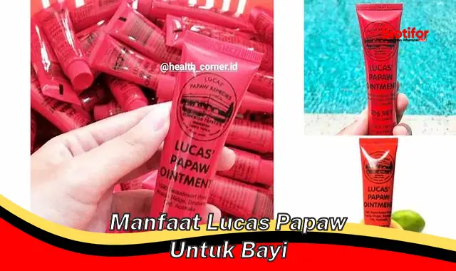 manfaat lucas papaw untuk bayi