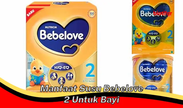 manfaat susu bebelove 2 untuk bayi