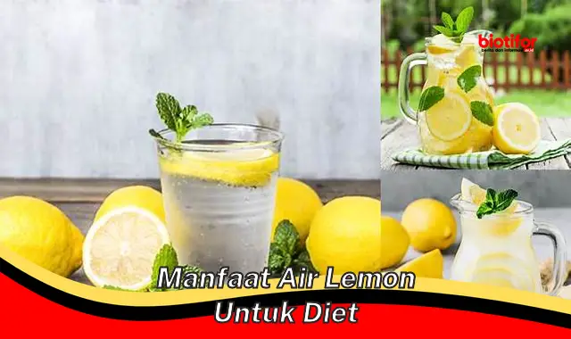 manfaat air lemon untuk diet