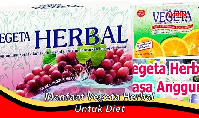 manfaat vegeta herbal untuk diet