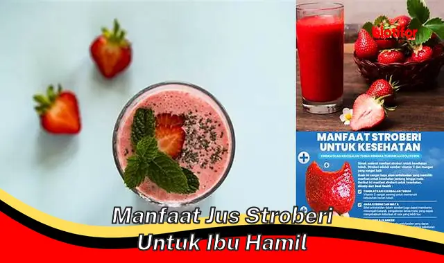 manfaat jus stroberi untuk ibu hamil