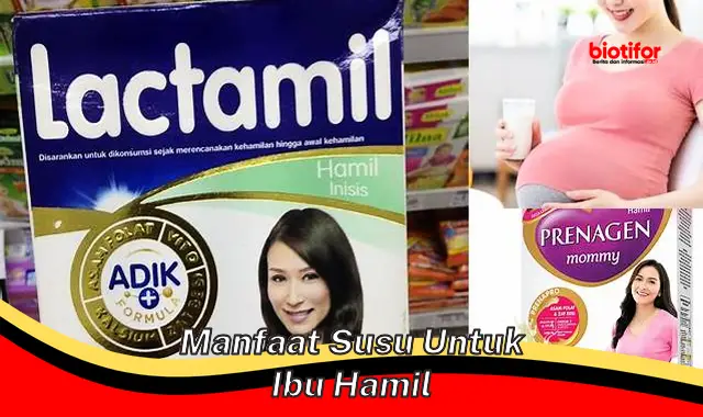 manfaat susu untuk ibu hamil