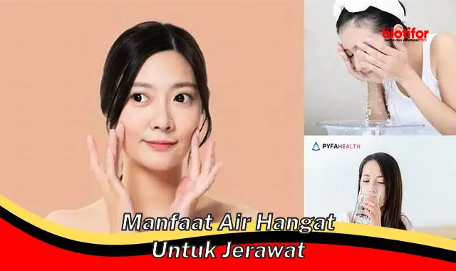 manfaat air hangat untuk jerawat