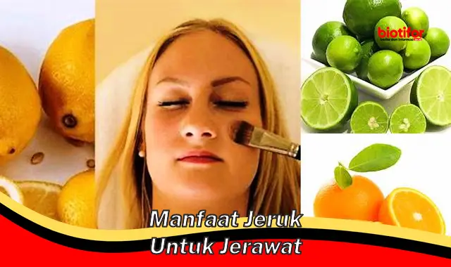 manfaat jeruk untuk jerawat