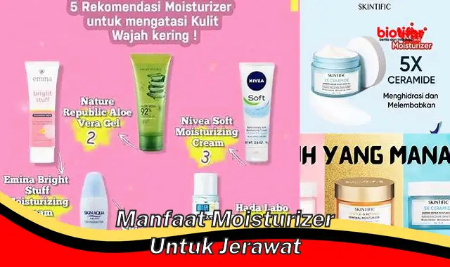 manfaat moisturizer untuk jerawat