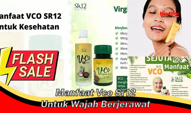 manfaat vco sr12 untuk wajah berjerawat