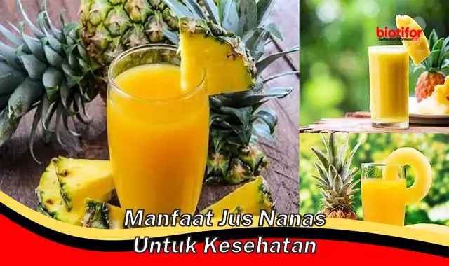 manfaat jus nanas untuk kesehatan