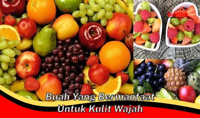 buah yang bermanfaat untuk kulit wajah