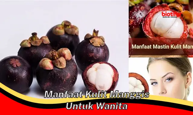 manfaat kulit manggis untuk wanita