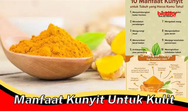 manfaat kunyit untuk kulit