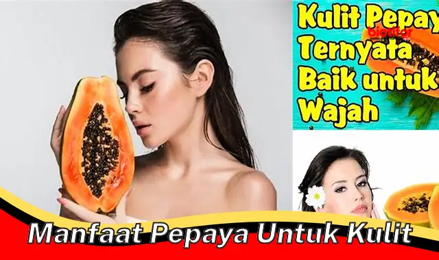 manfaat pepaya untuk kulit