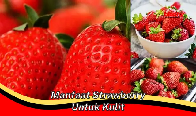 manfaat strawberry untuk kulit