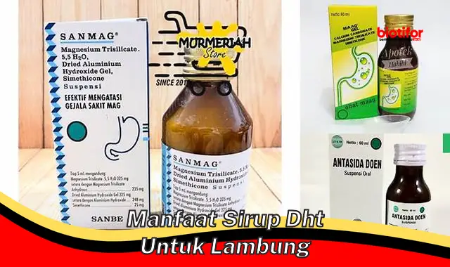 Temukan Manfaat Sirup DHT untuk Lambung yang Jarang Diketahui