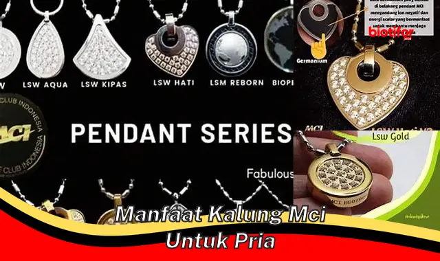 manfaat kalung mci untuk pria