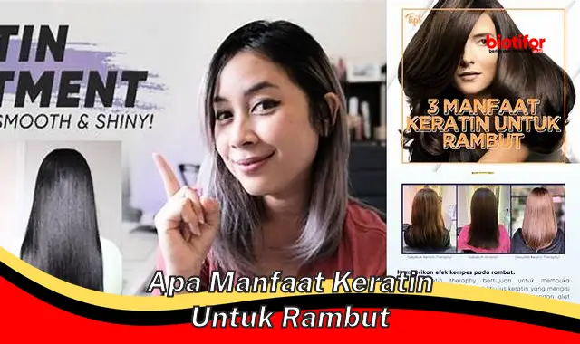 apa manfaat keratin untuk rambut