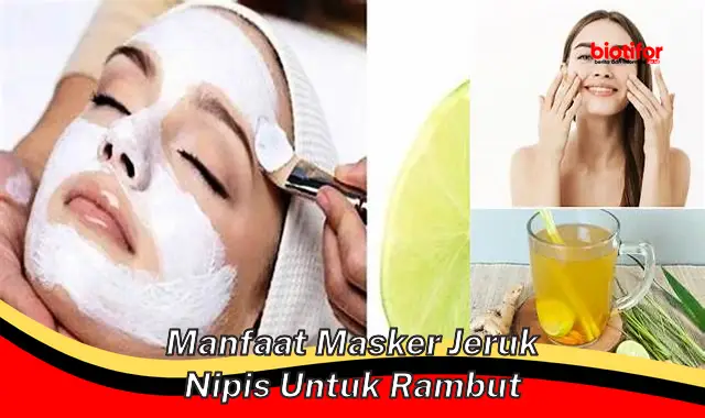 manfaat masker jeruk nipis untuk rambut