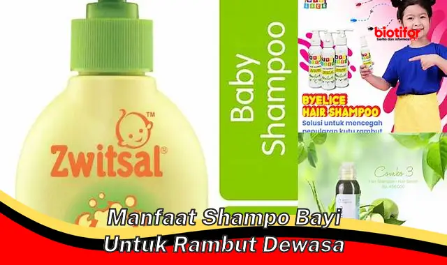 manfaat shampo bayi untuk rambut dewasa