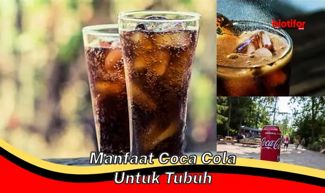 manfaat coca cola untuk tubuh