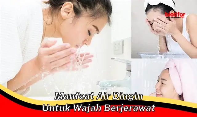 manfaat air dingin untuk wajah berjerawat