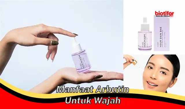 manfaat arbutin untuk wajah