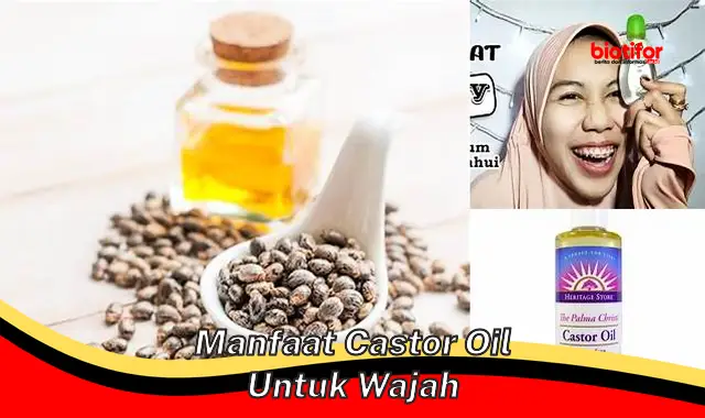 manfaat castor oil untuk wajah