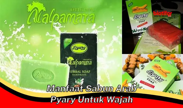 manfaat sabun arab pyary untuk wajah