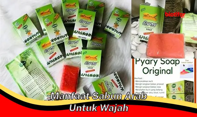 manfaat sabun arab untuk wajah