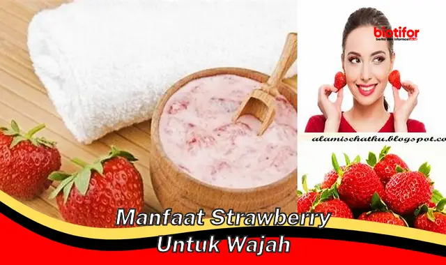 manfaat strawberry untuk wajah