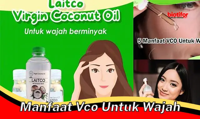 manfaat vco untuk wajah