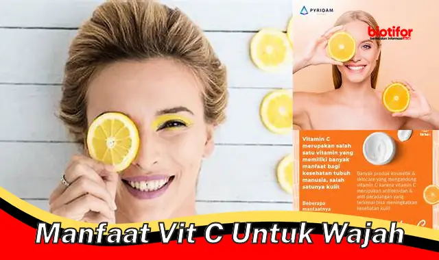 manfaat vit c untuk wajah